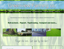 Tablet Screenshot of greenviewfarming.co.za